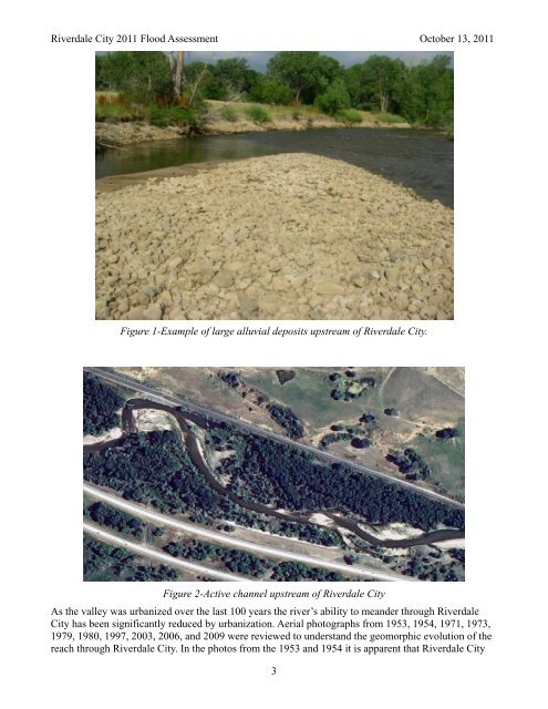 Weber River Flood Damage Assessment - Riverdale City