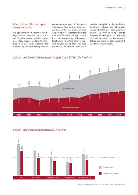 E & G Büromarktbericht Stuttgart 2017-2018