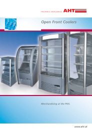 Open Front Coolers - AHT