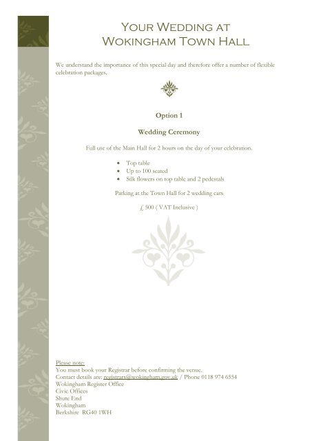 Wedding Brochure 2024   1 Wedding Brochure 2024 