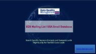 B2B Mailing List | Business Sales Leads | USA Email Database