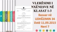 Vleresimi ne klasat I-III