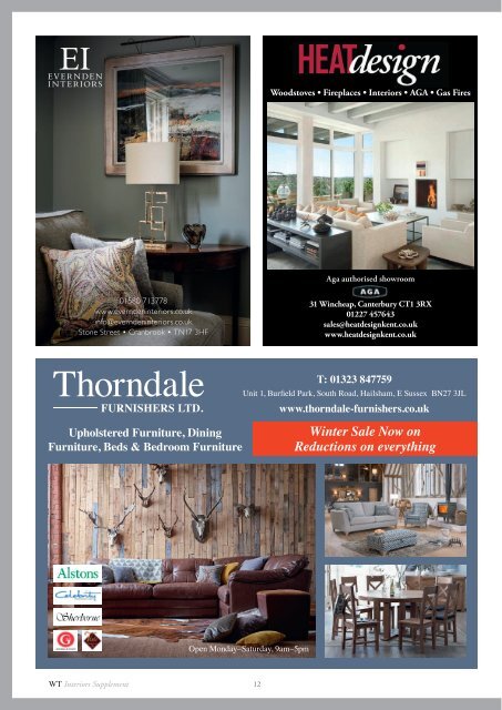 Wealden Times | WT203 | January 2019 | Interiors supplement inside