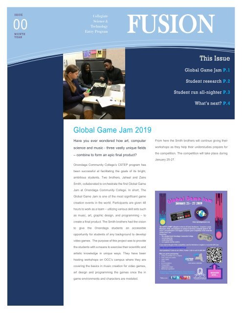 CSTEP News letter 2019