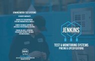 Jenkins Motor Test System and Monitoring Products Pricing