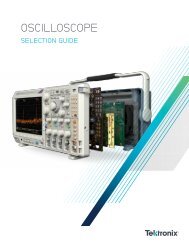 Oscilloscope Selection Guide 46W-31080-4
