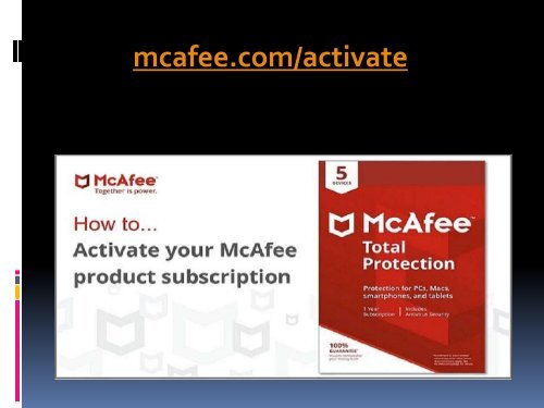 Download  , Install AND Uninstall McAfee Product Online