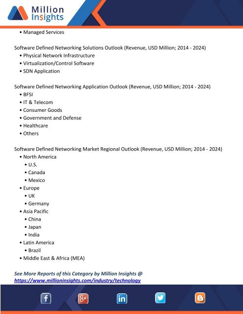 Software Defined Networking Market Insights  Forecast To 2024