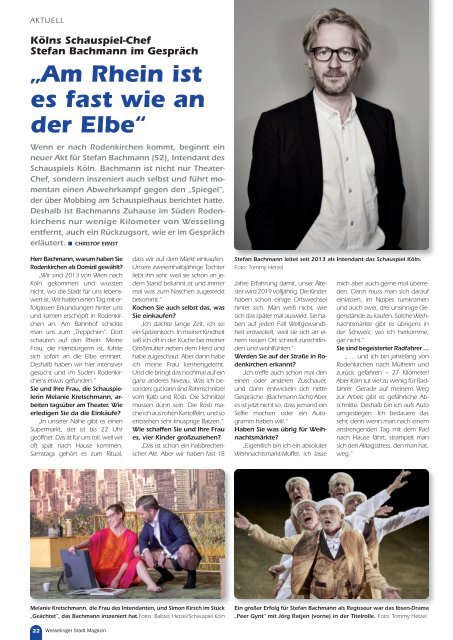 Wesselinger Stadt Magazin Dezember 2018