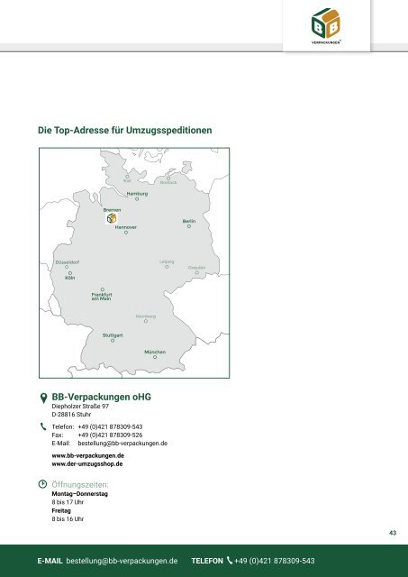 BB-Verpackungen Katalog 2019