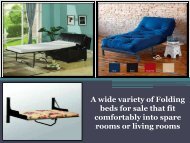 A wide variety of Folding beds for sale that fit comfortably into spare rooms or living rooms