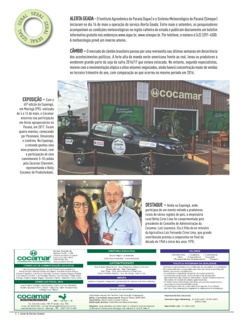 Jornal Cocamar Maio 2017