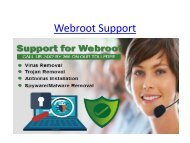 Webroot Support