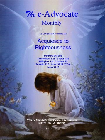 Acquiesce to Righteousness