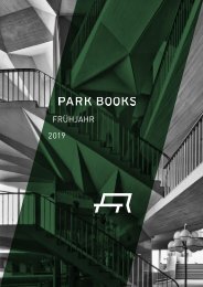  Park Books Vorschau Frühjahr 2019