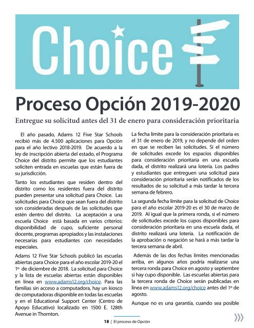 2018 WINTER ISSUE SPANISH