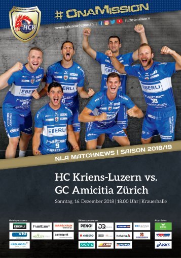 #08 MATCHPROGRAMM 14. RUNDE | GC AMICITIA ZÜRICH