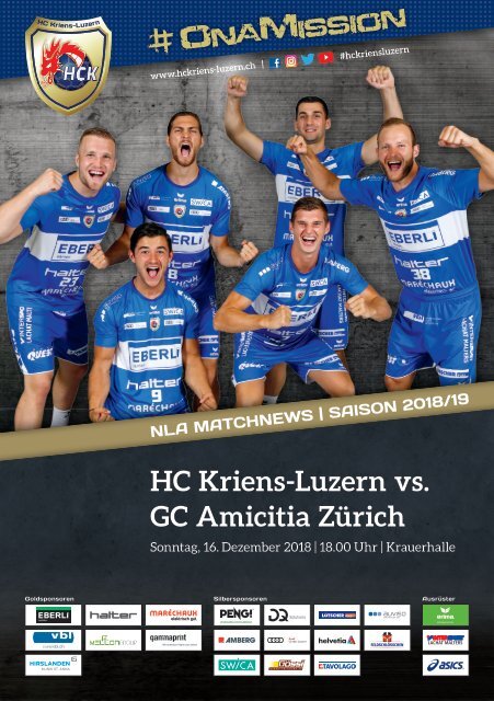 #08 MATCHPROGRAMM 14. RUNDE | GC AMICITIA ZÜRICH