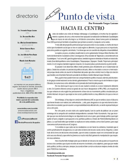 Revista Presencia Acapulco 1129