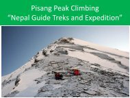 Pisang Peak Climbing