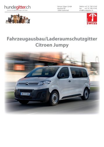 Citroen_Jumpy_Fahrzeugausbau_Laderaumschutzgitter