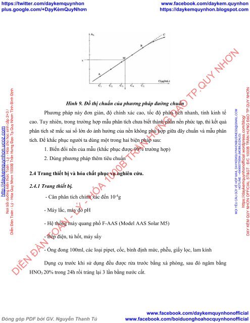 Phân tích dạng kim loại Pb, Zn trong trầm tích bằng phương pháp chiết chọn lọc