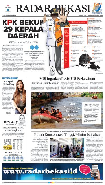E Paper Radar Bekasi Edisi 17 Desember 2018