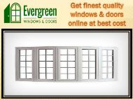 Get finest quality windows and doors online at best cost