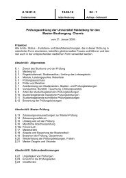 Prüfungsordnung Master - Universität Heidelberg