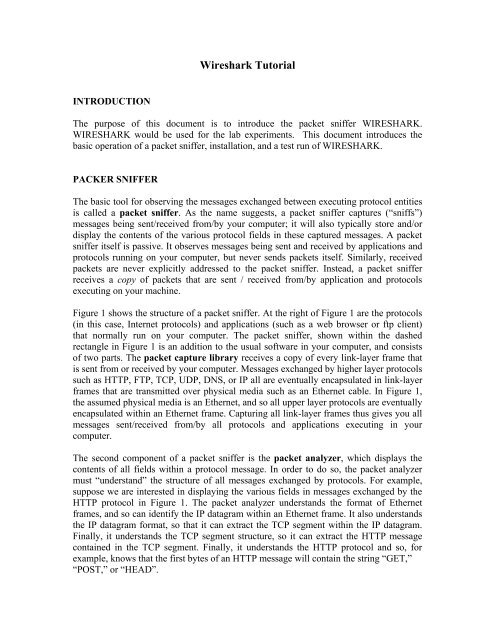 Wireshark Tutorial