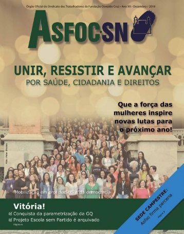 JORNAL ASFOC-SN EDIÇÃO DEZEMBRO DE 2018