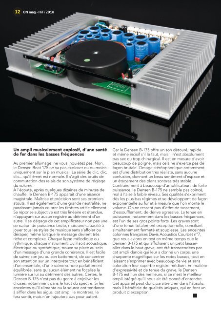 ON mag - Guide Hifi 2018