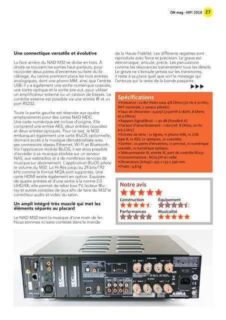 ON mag - Guide Hifi 2018