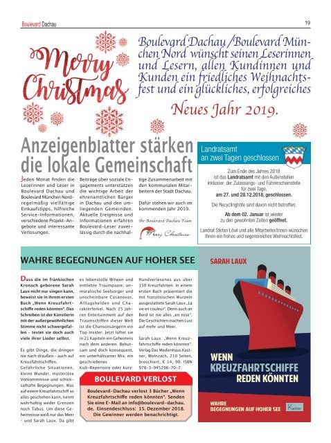 Ausgabe Dezember 2018 Boulevard München Nord