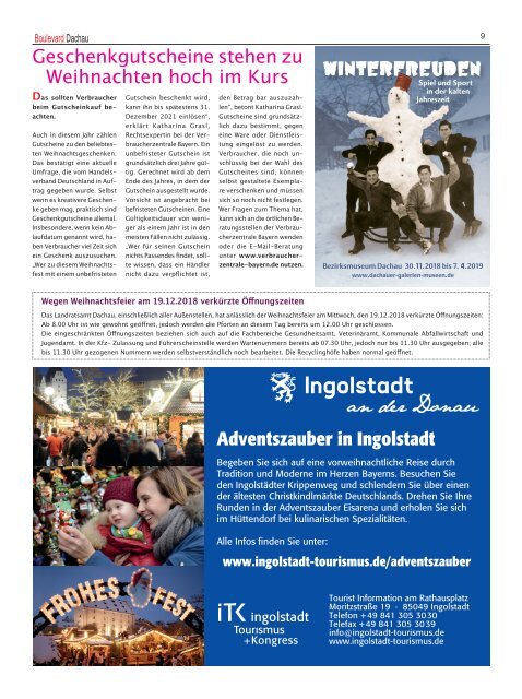 Ausgabe Dezember 2018 Boulevard München Nord