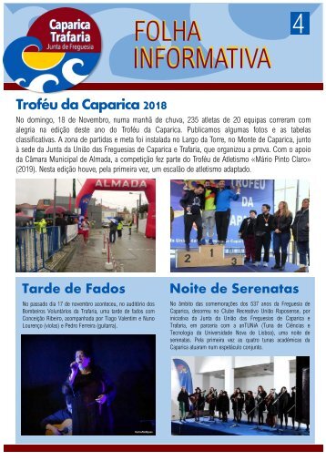 Folha Informativa N.º 4 - 2018