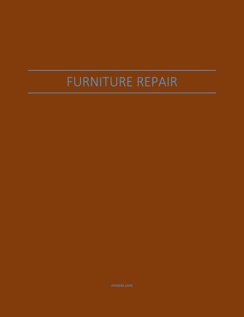 furniture repair in burnsville