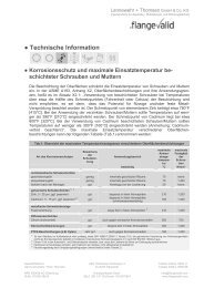 schichteter Schrauben und Muttern - FlangeValid