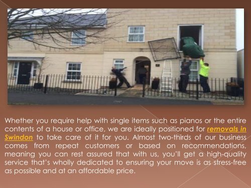 Less Stress Removals Offer Best Moving House In Swindon An Affordable Price