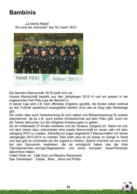 Saison 2018/2019 - Ausgabe 12/2018