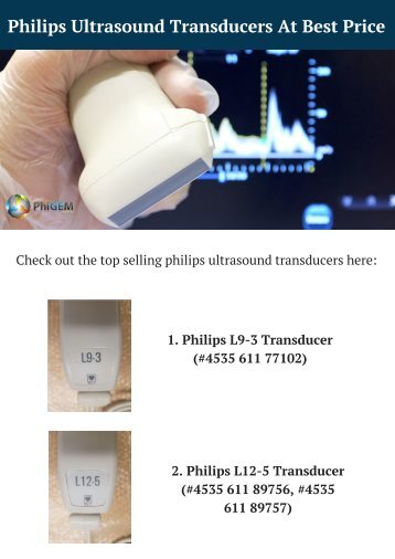 Philips Ultrasound Transducers At Best Price
