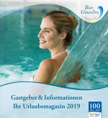 Urlaubsmagazin Bad Gögging 2019 - Gastgeber & Informationen