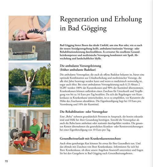 Urlaubsmagazin Bad Gögging 2019 - Gastgeber & Informationen