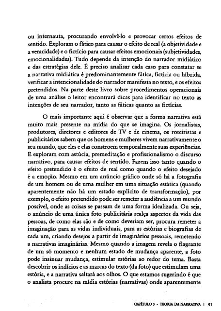 O RETORNO DA NARRATIVA. Análise crítica da narrativa. MOTTA, Luiz Gonzaga.