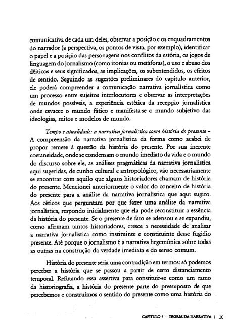 O RETORNO DA NARRATIVA. Análise crítica da narrativa. MOTTA, Luiz Gonzaga.