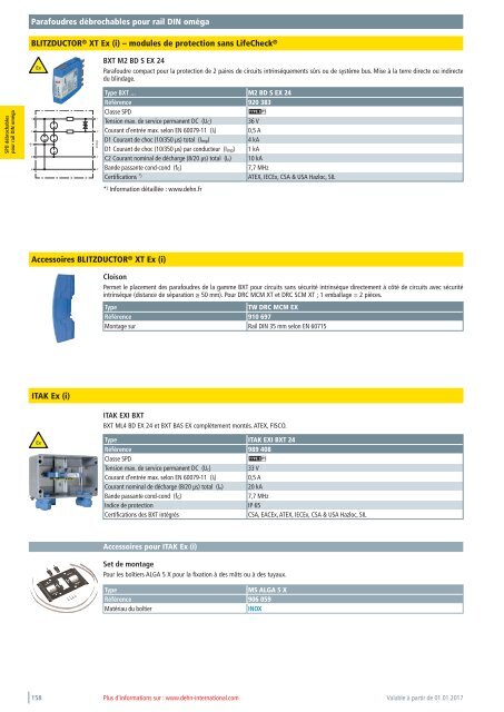 DEHN_Catalogue_Parafoudres_2017_FR