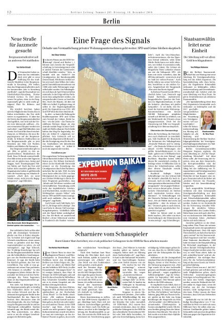 Berliner Zeitung 18.12.2018