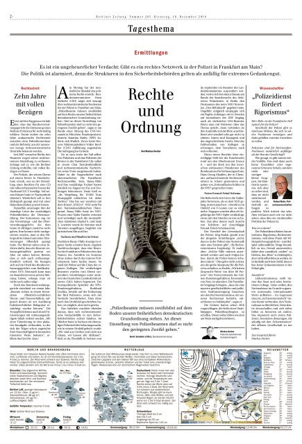 Berliner Zeitung 18.12.2018