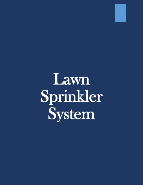lawn sprinkle system