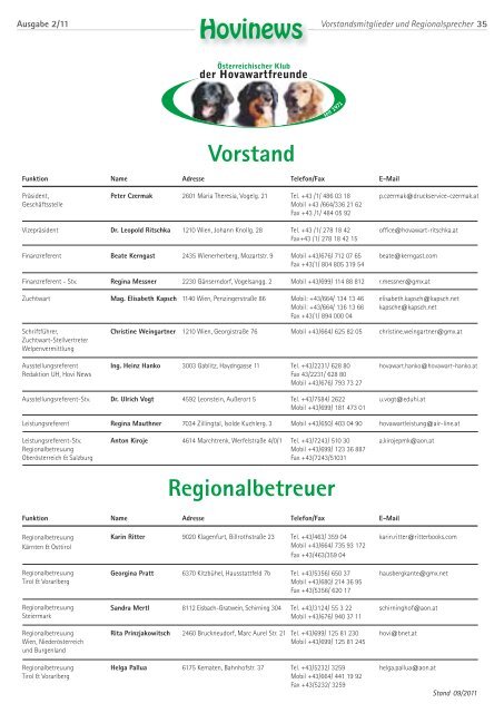 Layout 7 - Österreichischer Klub der Hovawartfreunde